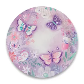 Pappteller Flutter Durchmesser 22,8 cm, 8 Stk